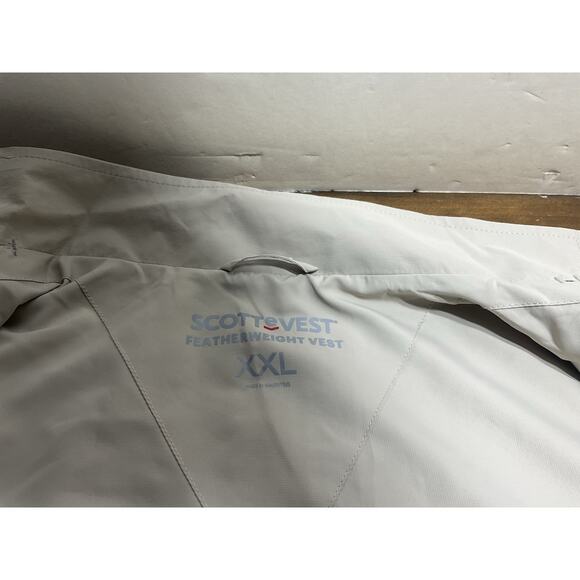 SCOTTeVEST Travel Vest RFID Utility Zip Pockets TEC Waterproof Men's XXL - Picture 11 of 16